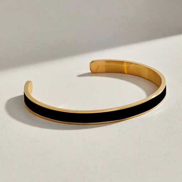 Mint & Lily | My Badass Girl Gang Bangle | Midnight Black - Picture 1 of 3